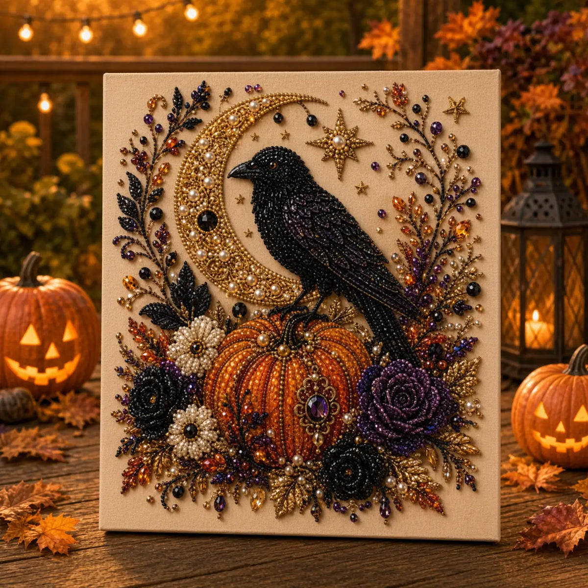 🎄🎃Halloween + Christmas Pearl Art DIY Kits