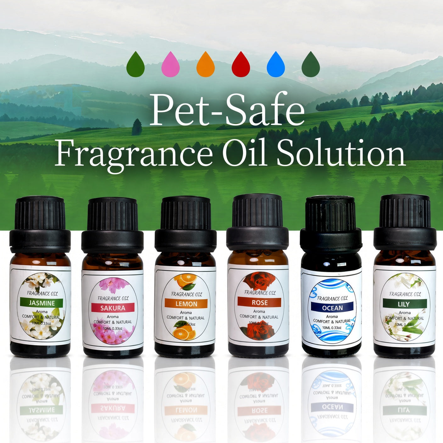 6-Pack Fragrance Oils
