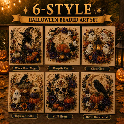 🎄🎃Halloween + Christmas Pearl Art DIY Kits