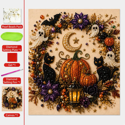 🎄🎃Halloween + Christmas Pearl Art DIY Kits
