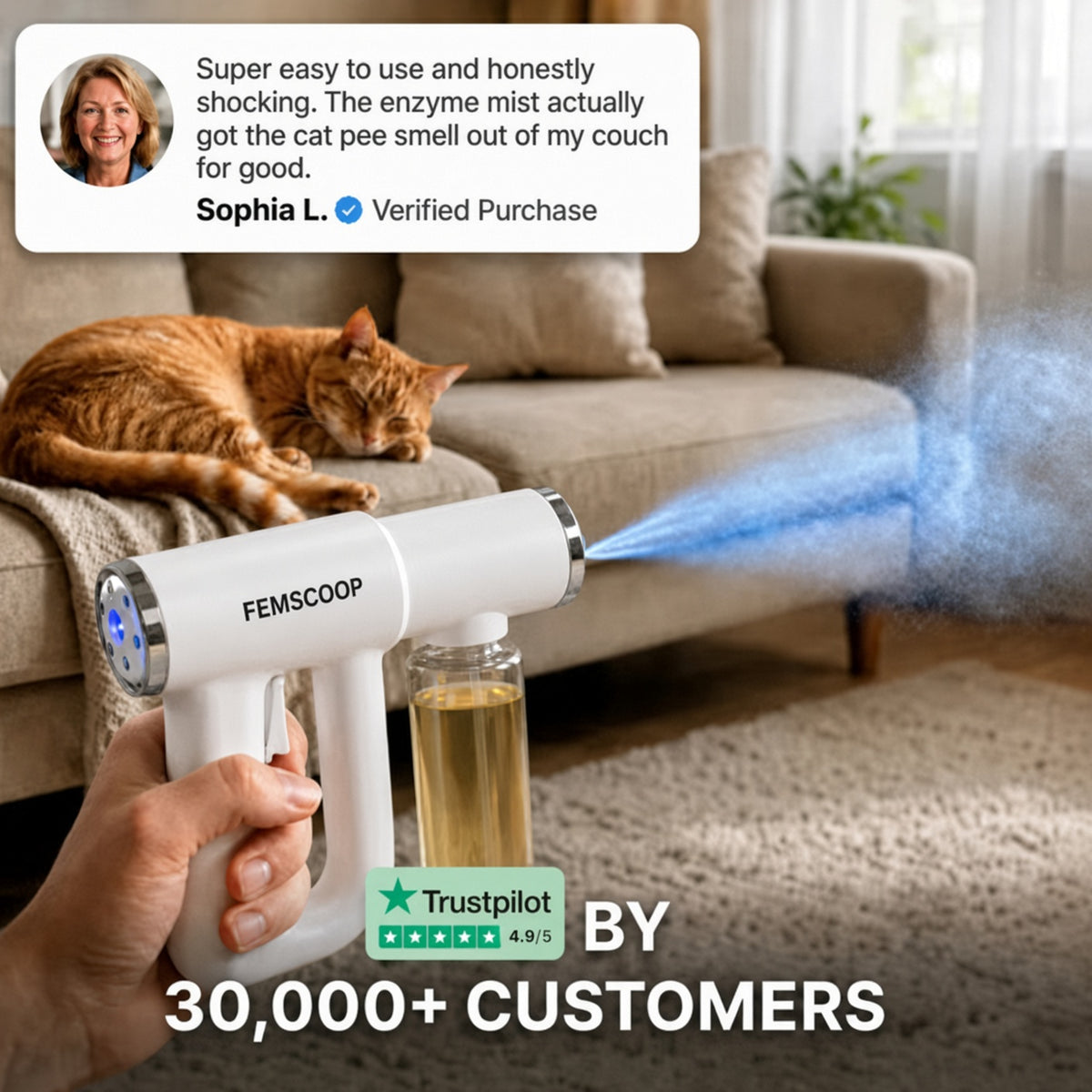 FEMSCOOP® Pet Odor Gun ( New version)
