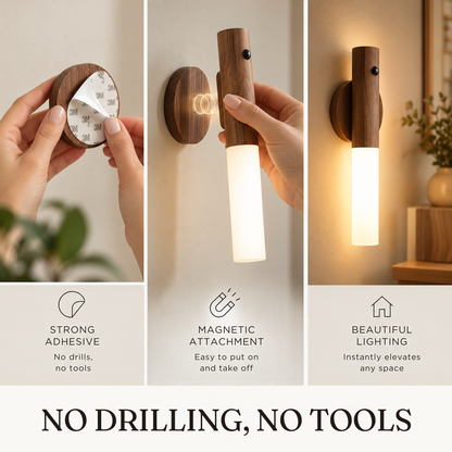 Detachable Magnetic Wireless Wall Light