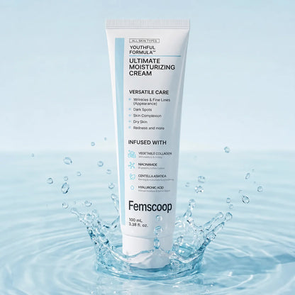 Femscoop™ Youthful Formula: Erase Dark Spots, Redness & Wrinkles with Deep Hydration (Centella, Niacinamide & Collagen)